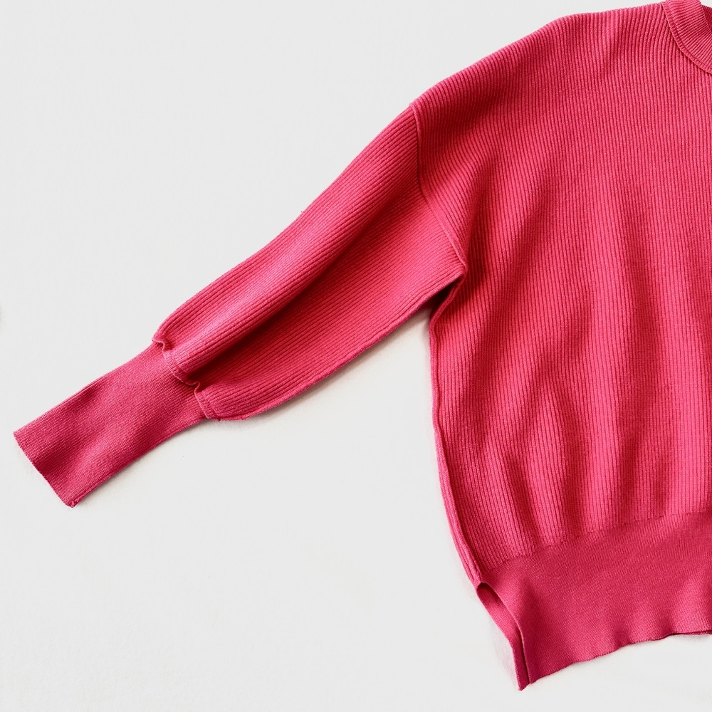Anrabess Women’s Pink Long Sleeve Sweater Size Large - Picture 2 of 5